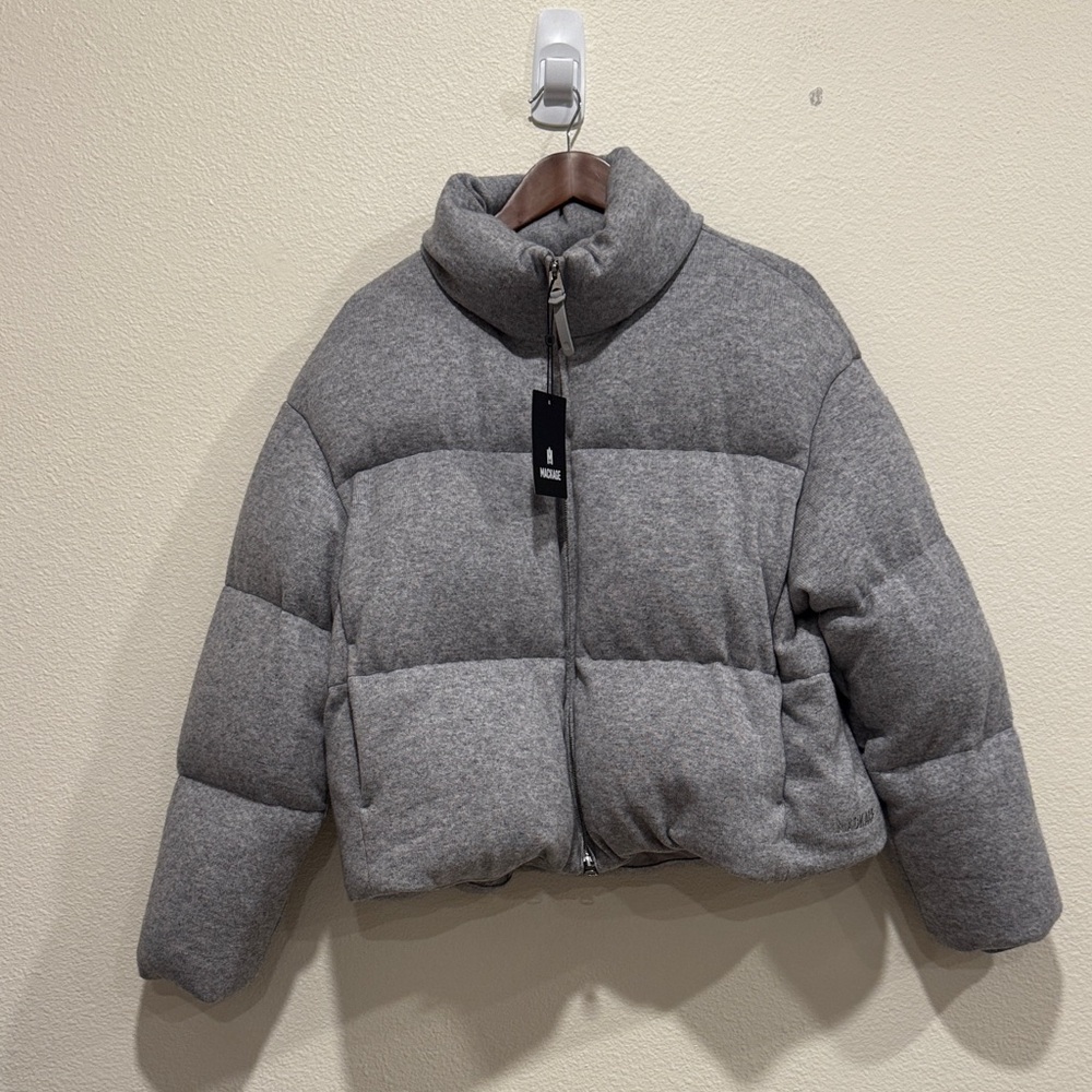 Mackage Unisex Light Gray Puffer Jacket - Picture 10 of 16